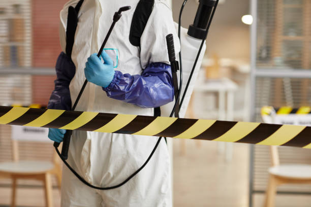 Professional Biohazard technician working in Junction City, WI